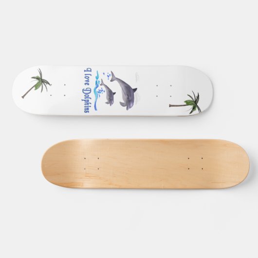 Dolfijnen Persoonlijk Skateboard (Horizontaal)