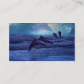 Dolfijnen plezier en spelen visitekaartje (Achterkant)