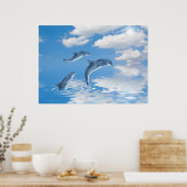 Dolfijnen Poster (Keuken)