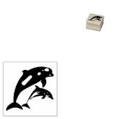 Dolfijnen Rubberstempel (Gestempeld)