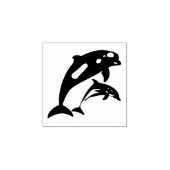 Dolfijnen Rubberstempel (Afrduk)