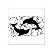 Dolfijnen Rubberstempel (Afrduk)
