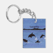 Dolfijnen Sleutelhanger (Voorkant Links)