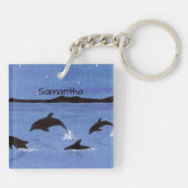 Dolfijnen Sleutelhanger (Achterkant)