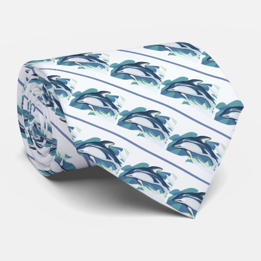 Dolfijnen Sport Football Basketbal Basketbal Strop Stropdas (Opgerold)