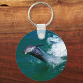 Dolfijnen springen en dansen sleutelhanger (Voorkant)