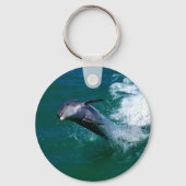 Dolfijnen springen en dansen sleutelhanger (Achterkant)