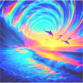 Dolfijnen Sticker (Voorkant)