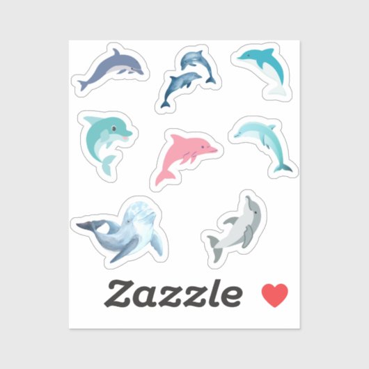 Dolfijnen Stickers (Vel)