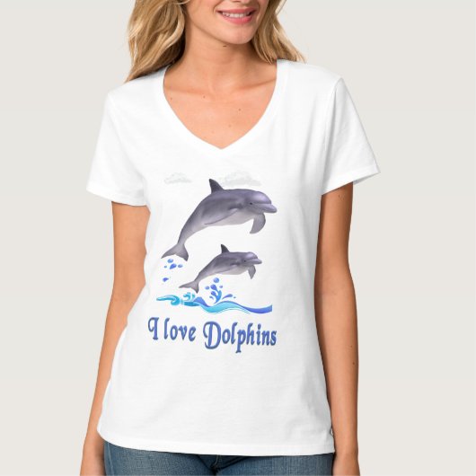 Dolfijnen T-shirt (Voorkant)