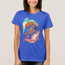 Dolfijnen - T-shirt Blauw