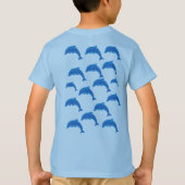 Dolfijnen T-Shirt met diamant2858 (Achterkant)
