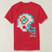 Dolfijnen Tecmo Bowl Helm T-shirt (Design voorkant)