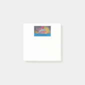 Dolfijnen tegen een sterrenstelsel aan de hemel post-it® notes (Voorkant)
