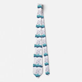 Dolfijnen tekenen Stropdas (Voorkant)