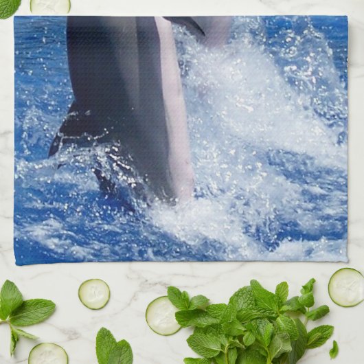 Dolfijnen Theedoek (Gevouwen)