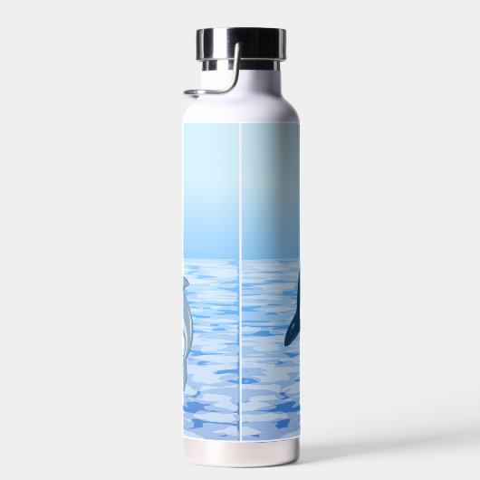 Dolfijnen Thor Copper Vacuum geïsoleerd waterflesj Waterfles (Rechts)