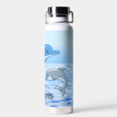 Dolfijnen Thor Copper Vacuum geïsoleerd waterflesj Waterfles (Achterkant)