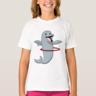 Dolfijnen tijdens een endurenopleiding met fitness t-shirt