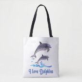 Dolfijnen Tote Bag (Voorkant)