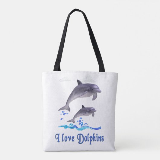 Dolfijnen Tote Bag (Achterkant)