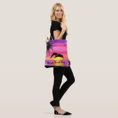 Dolfijnen Tropical Paradise gepersonaliseerd stran Tote Bag (Op model)