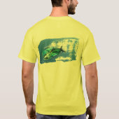 Dolfijnen vallen Mannen T aan. T-shirt (Achterkant)