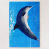 Dolfijnen van de zeeen legpuzzel (Verticaal)