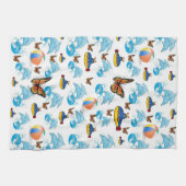 Dolfijnen Vlinder Keuken Handdoek (Horizontaal)