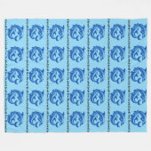 Dolfijnen Vloerendeken Fleece Deken (Voorkant (Horizontaal))