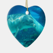 Dolfijnen voor het spelen keramisch ornament (Rechts)