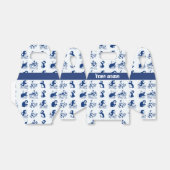 Dolfijnen, walvissen en pinguïns bedankdoosjes (Uitgevouwen)