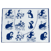 Dolfijnen, walvissen en pinguïns groot cadeauzakje (Voorkant)