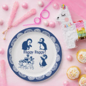 Dolfijnen, walvissen en pinguïns papieren bordje (Feest)