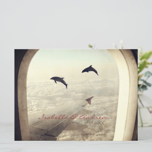 Dolfijnen - Weddenschap Kaart (Staand voorkant)