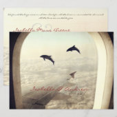 Dolfijnen - Weddenschap Kaart (Voorkant / Achterkant)