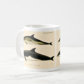  dolfijnen, zeedieren en zoogdieren koffiemok (Voorkant links)