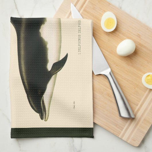  dolfijnen, zeedieren en zoogdieren theedoek (Quarter Fold)