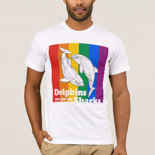 Dolfijnen zijn gewoon homoseksuele haaien t-shirt