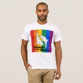 Dolfijnen zijn homoseksuele haaien t-shirt (Voorkant volledig)