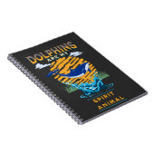 Dolfijnen zijn Mijn Geest Dier Notitieboek (Rechterzijde)