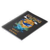 Dolfijnen zijn Mijn Geest Dier Notitieboek (Linkerzijde)