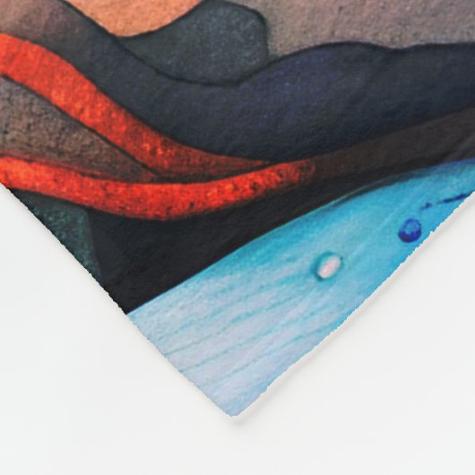 Dolfijnen zwemmen in het zee fleece deken (Hoek)