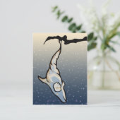 dolfijnencocoon briefkaart (Staand voorkant)