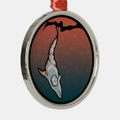 dolfijnencocoon metalen ornament (Rechts)