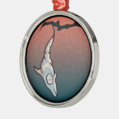 dolfijnencocoon metalen ornament (Links)