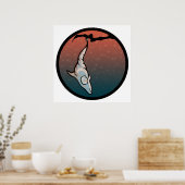 dolfijnencocoon poster (Keuken)