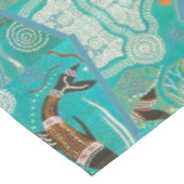 Dolfijnendromen Aboriginal Art Tafelkleed (Gekanteld)