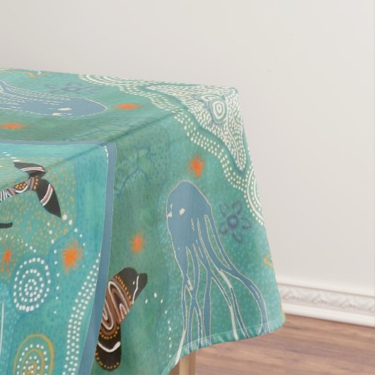 Dolfijnendromen Aboriginal Art Tafelkleed (Voorbeeld)