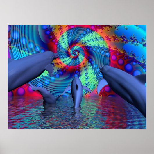 Dolfijnenergie Poster (Voorkant)